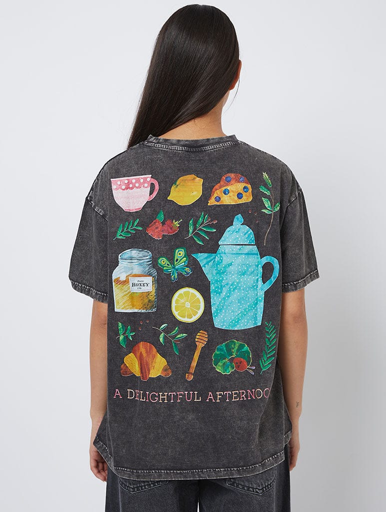 The Very Hungry Caterpillar x Skinnydip Tea Time T-Shirt Tops & T-Shirts Skinnydip London