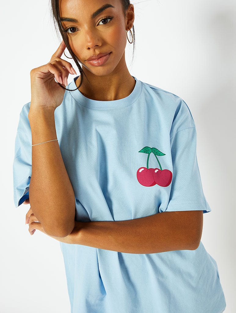 Tipsy Hun Blue T-Shirt Tops & T-Shirts Skinnydip London