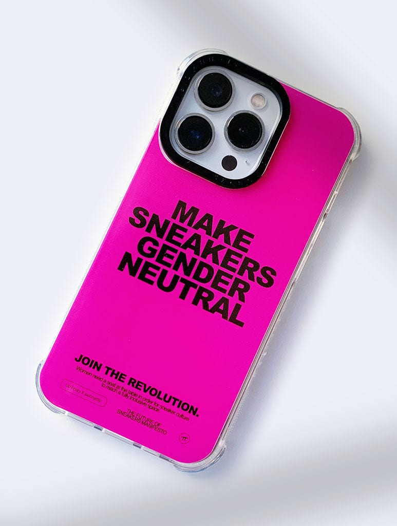 Titi Finlay x Skinnydip Colour Block Pink Shock iPhone Case Phone Cases Skinnydip London