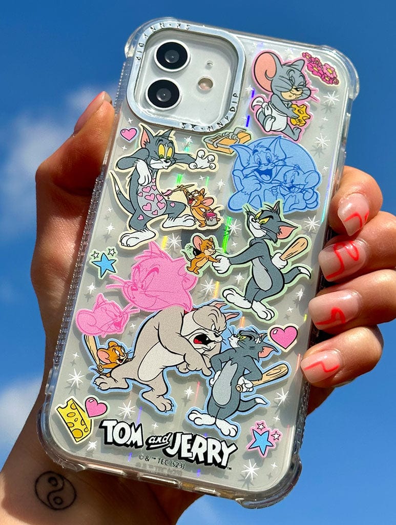 Tom & Jerry x Skinnydip Sticker Shock iPhone Case Phone Cases Skinnydip London