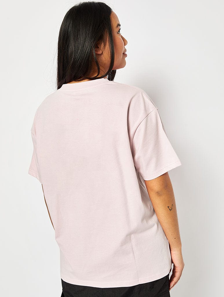 Too Pretty For A Job T-Shirt In Pink Tops & T-Shirts Skinnydip London