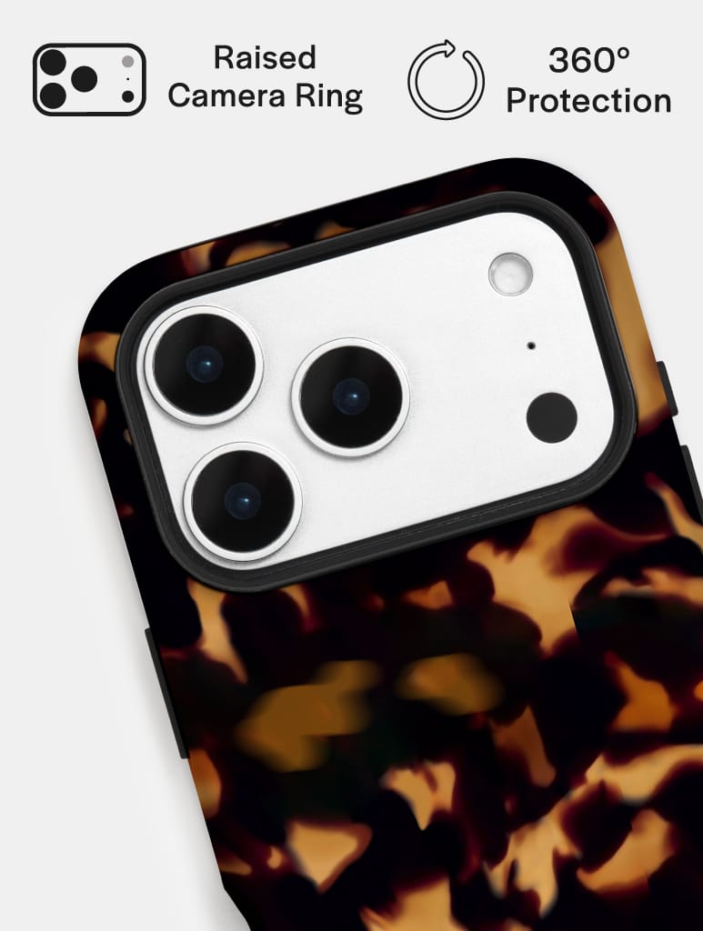 Tortoise Print Ultra Protective iPhone Case Tech Skinnydip London