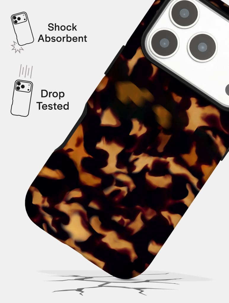 Tortoise Print Ultra Protective iPhone Case Tech Skinnydip London