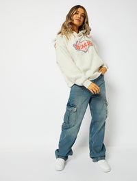 Tragic Grey Marl Oversized Hoodie Hoodies & Sweatshirts Skinnydip London