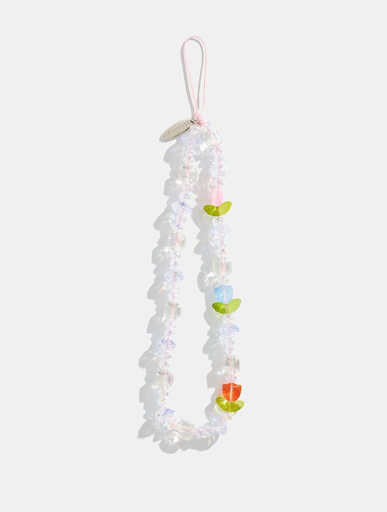 Tulip Crystal Beaded Strap | Phone Straps & Charms | Skinnydip London