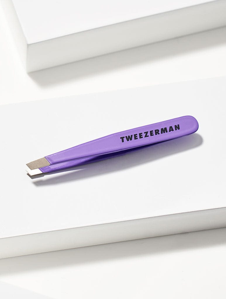 Tweezerman Mini Slant Tweezer Blooming Lilac Makeup Brushes & Tools Tweezerman