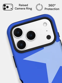 Two Stars Dark Blue Ultra Protective iPhone Case Phone Cases Skinnydip London
