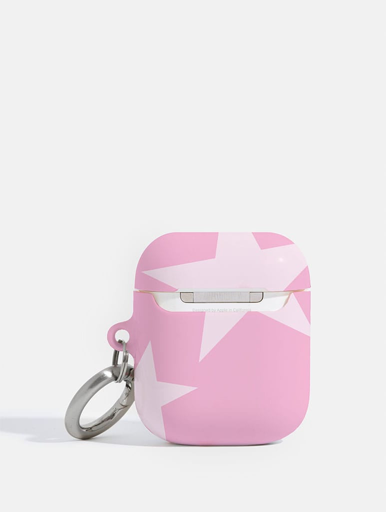 Two Stars Pink and White AirPods Case AirPods Cases Skinnydip London