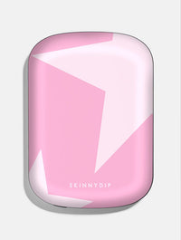 Two Stars Pink and White Portable Magsafe Charger Portable Chargers Skinnydip London