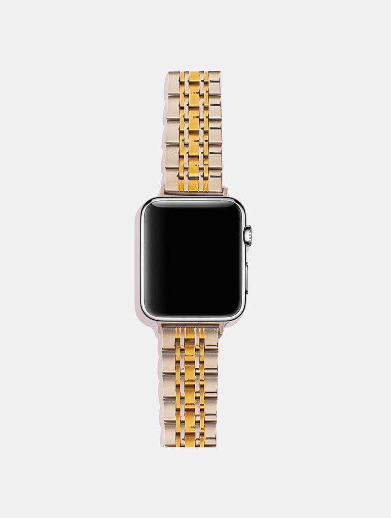Two Tone Chain Link Apple Watch Strap Watch Straps Skinnydip London