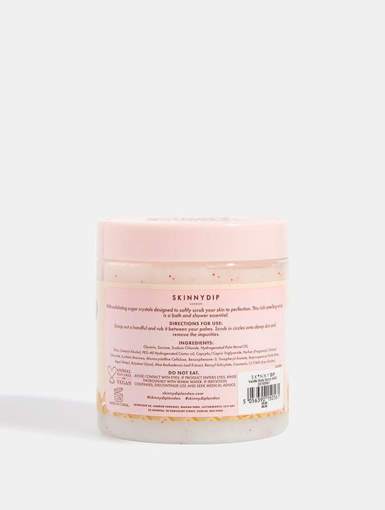 Vanilla Body Scrub 340G Body Scrub & Exfoliators Skinnydip London