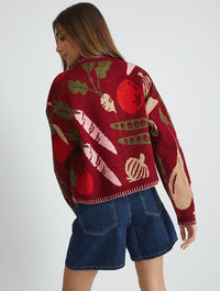 Vegetable Knitted Cardigan Jumpers & Cardigans Skinnydip London