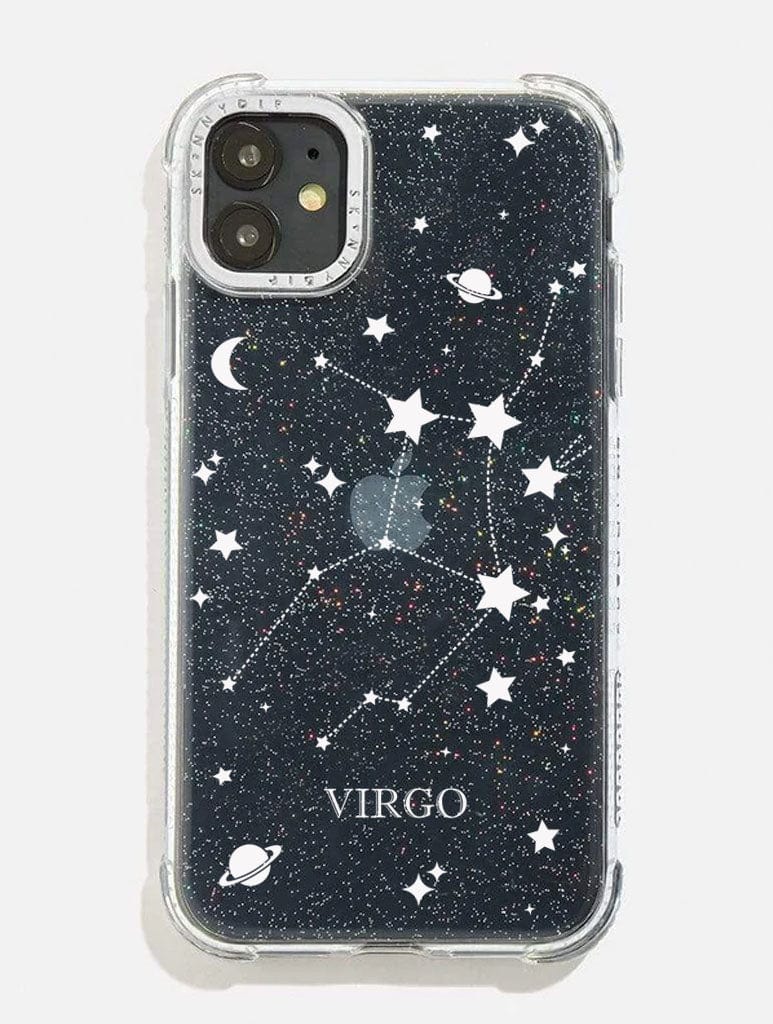 Virgo Celestial Zodiac Glitter Shock iPhone Case Phone Cases Skinnydip London