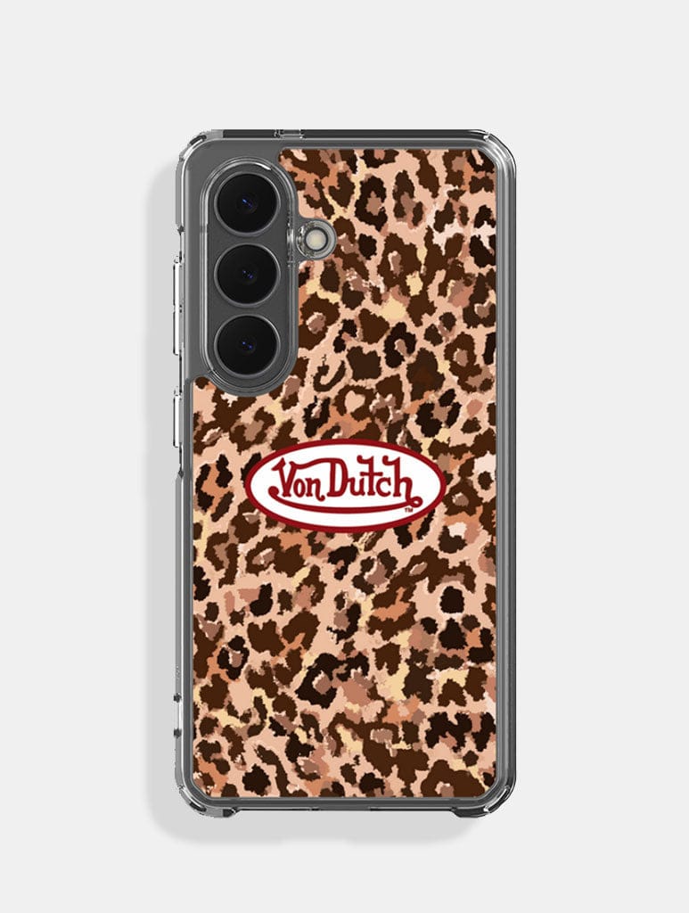 Von Dutch Leopard Logo Samsung Case Phone Cases Skinnydip London