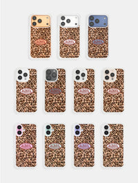 Von Dutch Leopard Logo Shock iPhone Case Phone Cases Skinnydip London