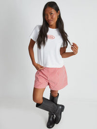 Von Dutch Logo Baby T-Shirt in White Tops & T-Shirts Skinnydip London