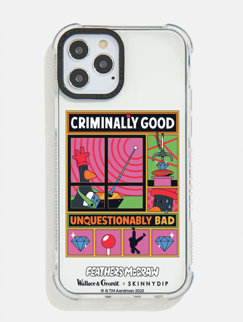 Wallace & Gromit x Skinnydip Criminally Good Shock iPhone Case Phone Cases Skinnydip London