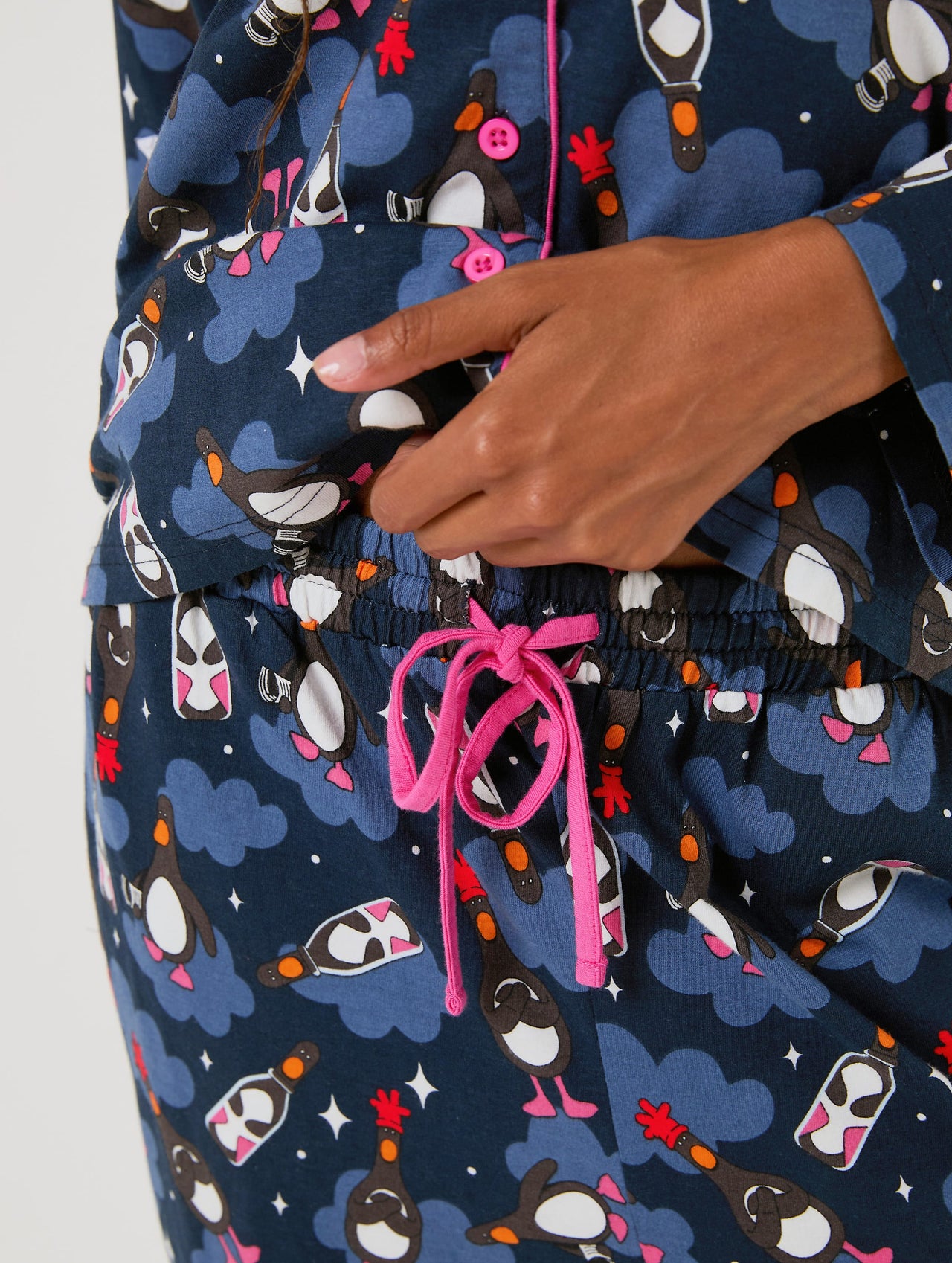 Wallace & Gromit x Skinnydip Feathers Pyjama set with Scrunchie Lingerie & Nightwear Skinnydip London