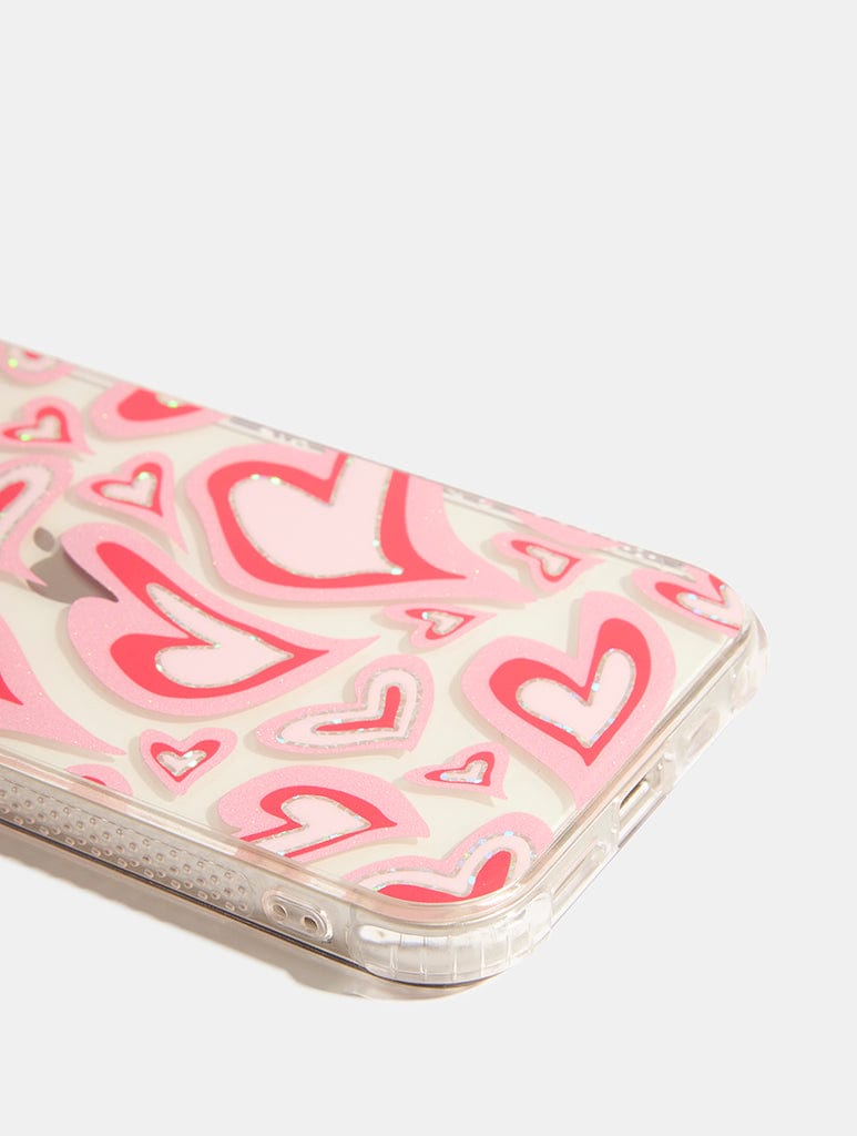 Warped Heart Holo Shock iPhone Case Phone Cases Skinnydip London