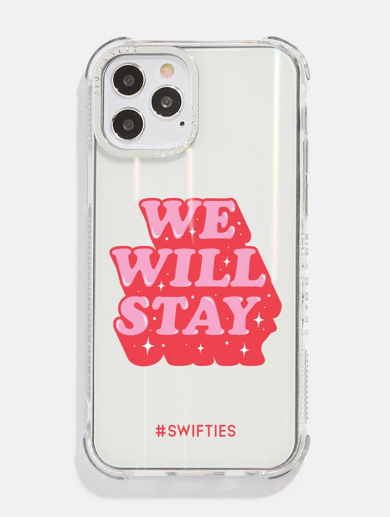 We Will Stay Shock iPhone Case Phone Cases Skinnydip London