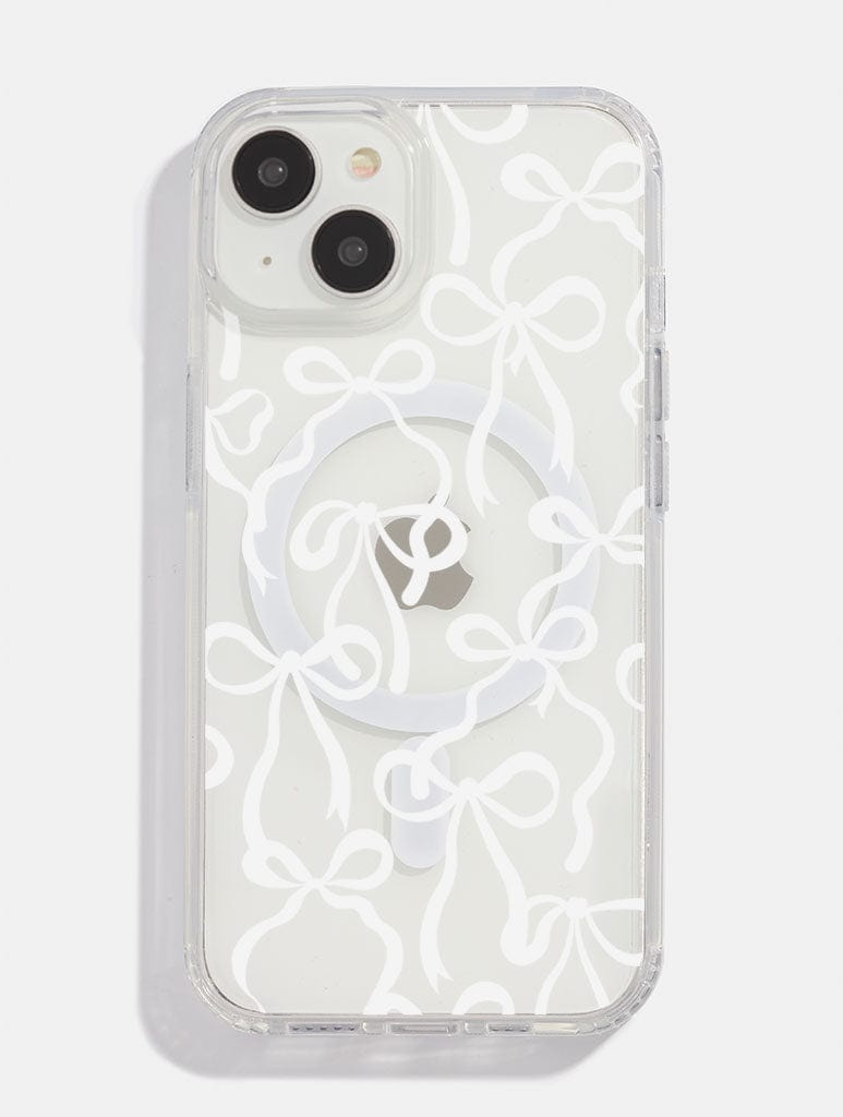 White Bows MagSafe iPhone Case Phone Cases Skinnydip London