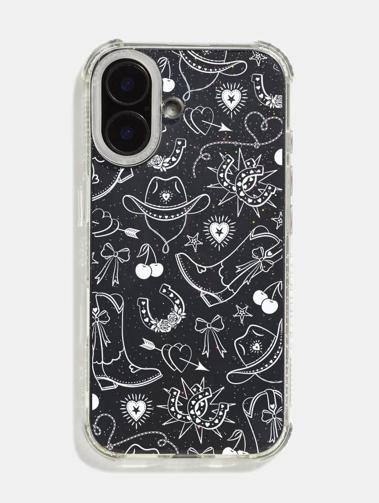 White Cowboy Valentine Shock iPhone Case Phone Cases Skinnydip London