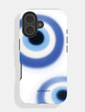 White Evil Eye Ultra Protective iPhone Case Phone Cases Skinnydip London