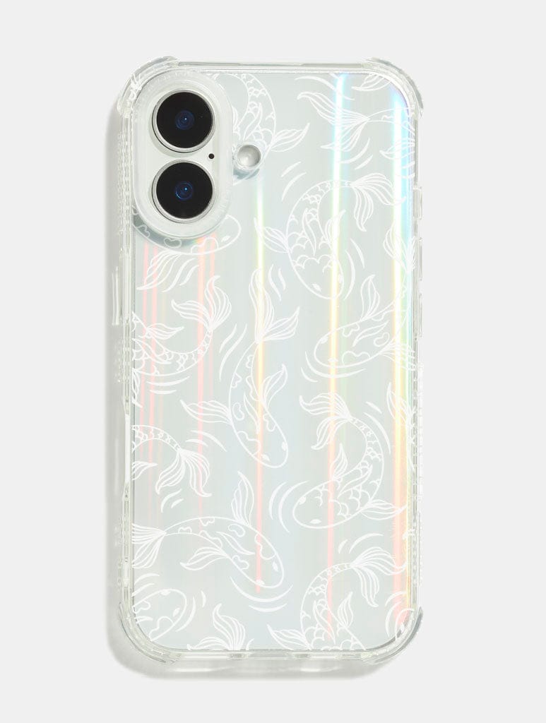 White Koi Fish Shock iPhone Case | Koi Fish Phone Cases | Skinnydip London