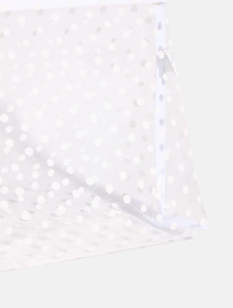 White Polka Dot Wash Bag Makeup Bags & Wash Bags Skinnydip London