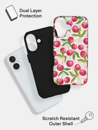 Wild Cherry Gingham Ultra Protective iPhone Case Phone Cases Skinnydip London