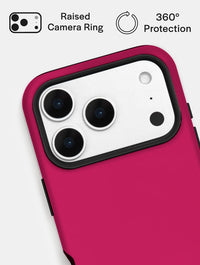 'X' Initial Burgundy Ultra Protective iPhone Case Phone Cases Skinnydip London