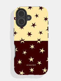 Yellow And Brown Two Tone Star Ultra Protective iPhone Case Phone Cases Skinnydip London