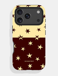 Yellow And Brown Two Tone Star Ultra Protective iPhone Case Phone Cases Skinnydip London