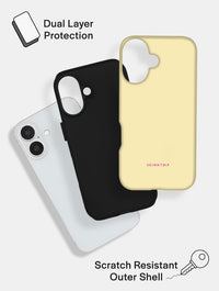 Yellow with Fuchsia Solid Colour Ultra Protective iPhone Case Phone Cases Skinnydip London