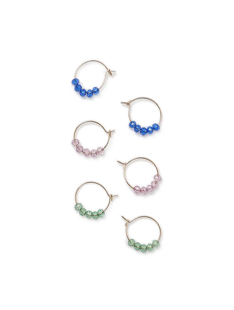 3 Pack Pearl Hoop Earrings Jewellery Liars & Lovers