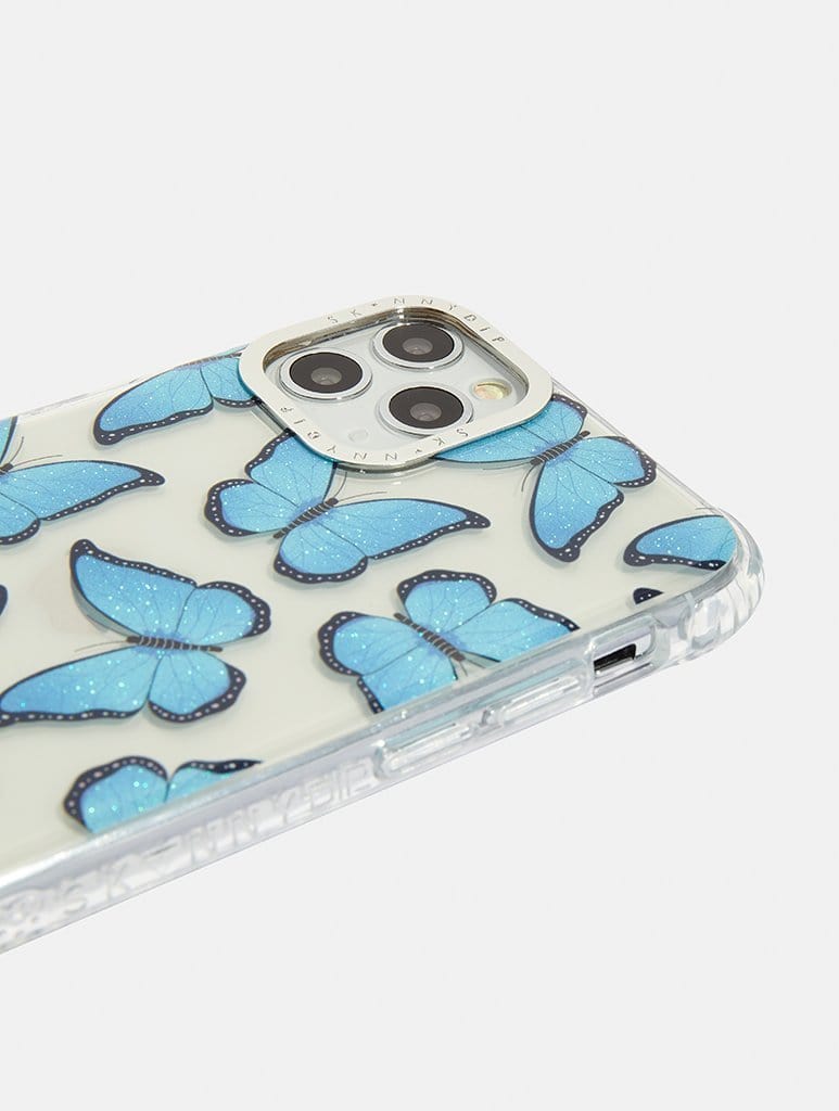 Blue Butterfly Shock iPhone Case Phone Cases Skinnydip