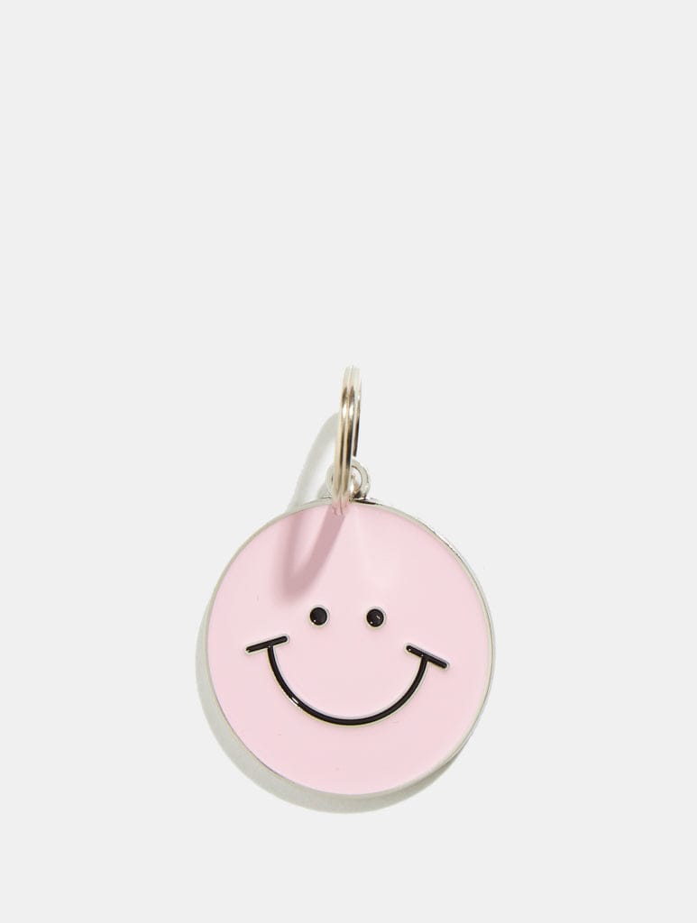 Boop London Pink Smiley Tag Pet Accessories Skinnydip