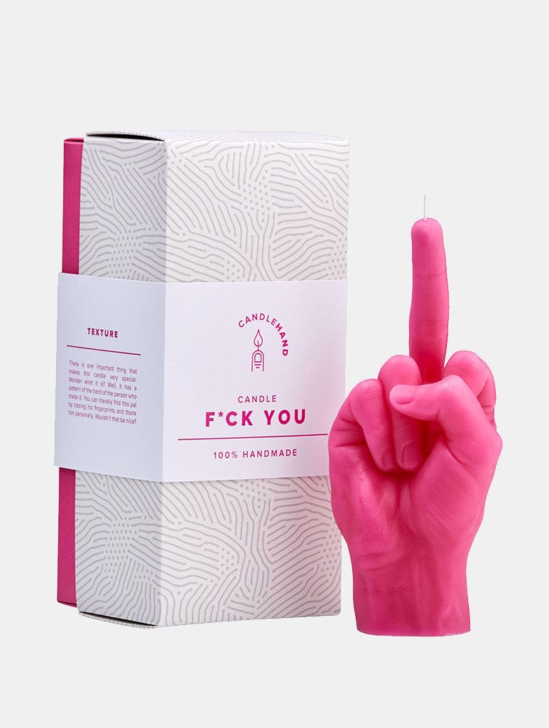 CandleHand Middle Finger - Pink Home Accessories CandleHand