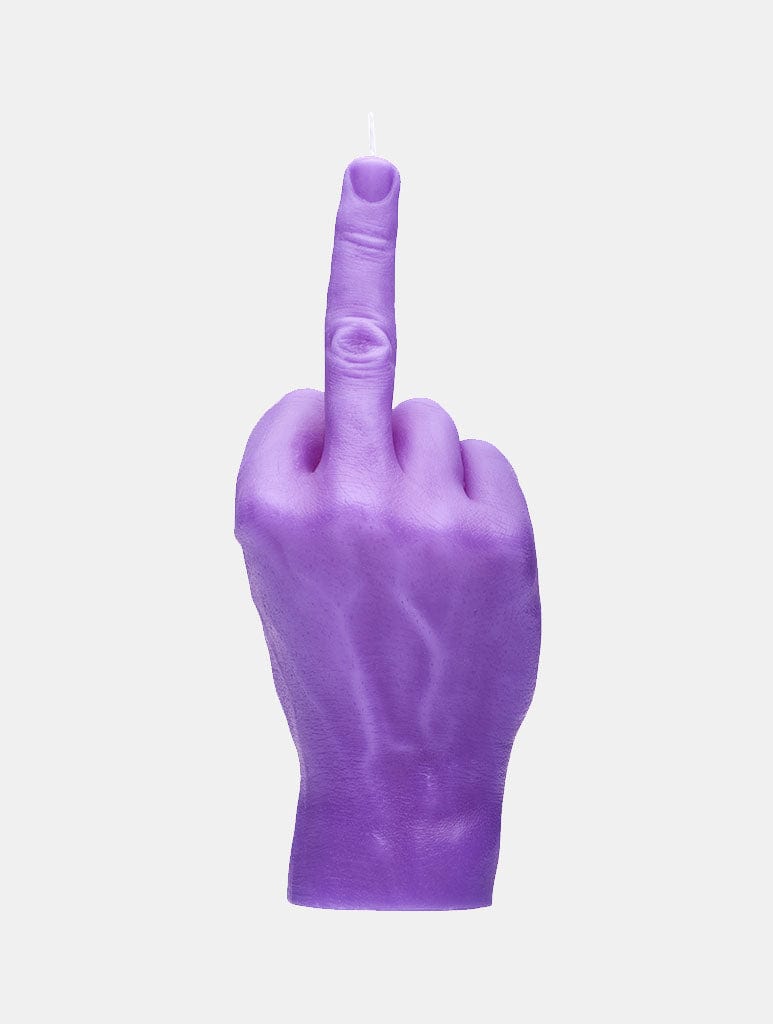 CandleHand Middle Finger - Purple Home Accessories CandleHand