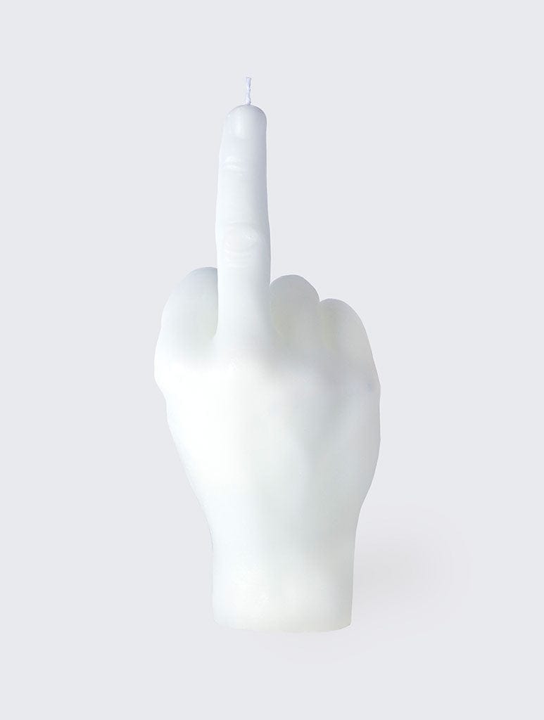 CandleHand Middle Finger - White Home Accessories CandleHand