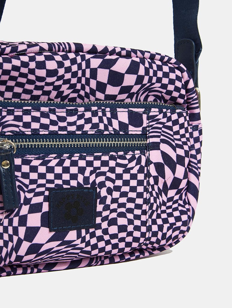 Checkerboard Recycled Cross Body Bag Tote Bags Skinnydip