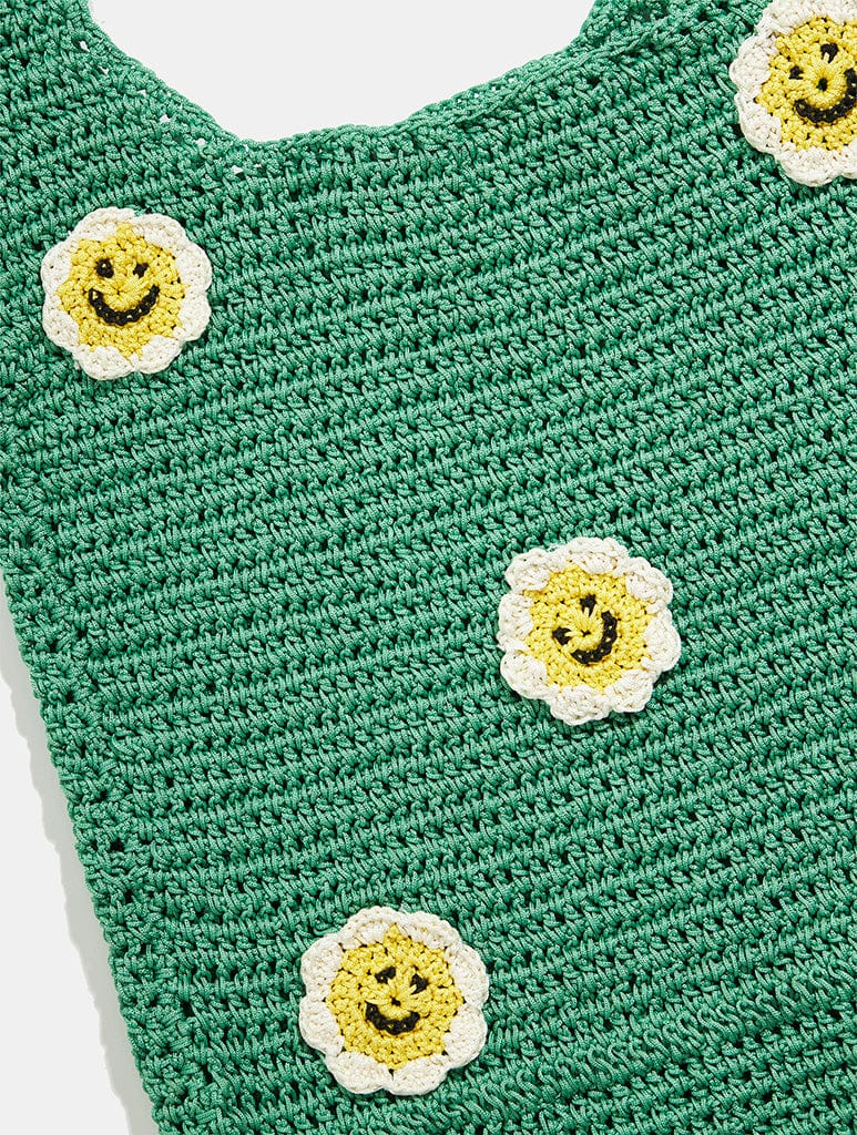 Daisy Crochet Tote Bag Tote Bags Skinnydip