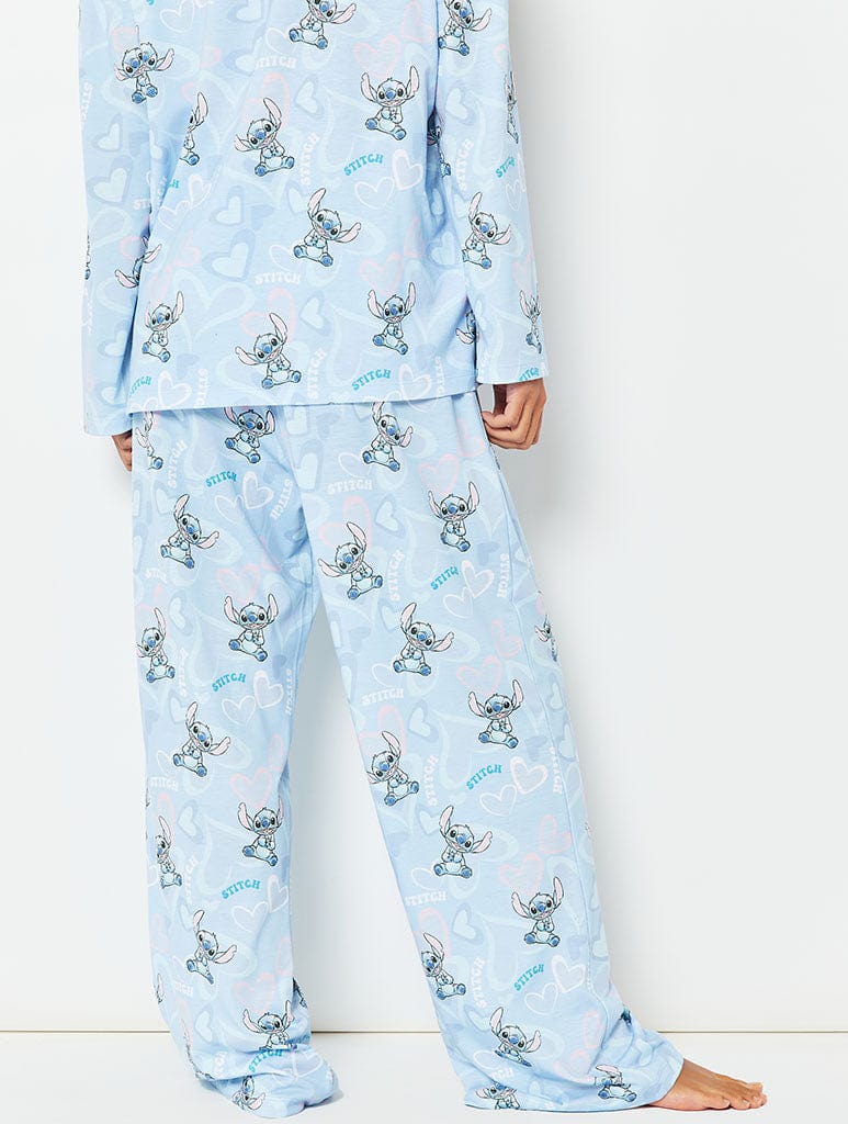 Disney Stitch Heart Pyjama Set Lingerie & Nightwear Skinnydip London