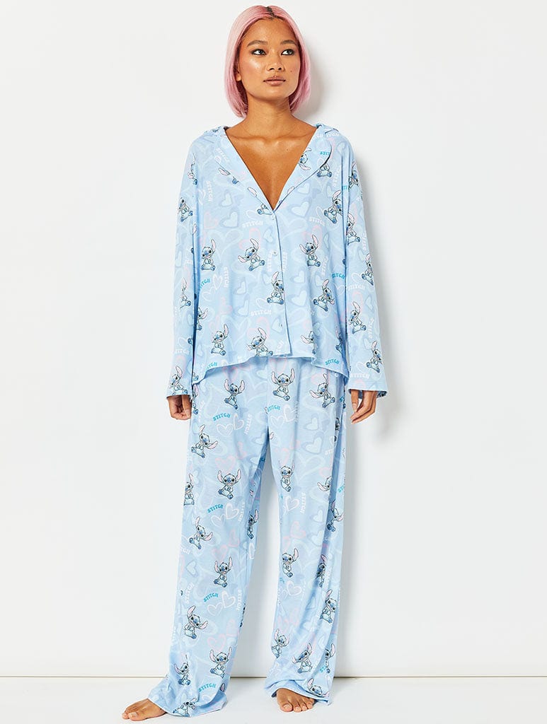 Disney Stitch Heart Pyjama Set Lingerie & Nightwear Skinnydip London