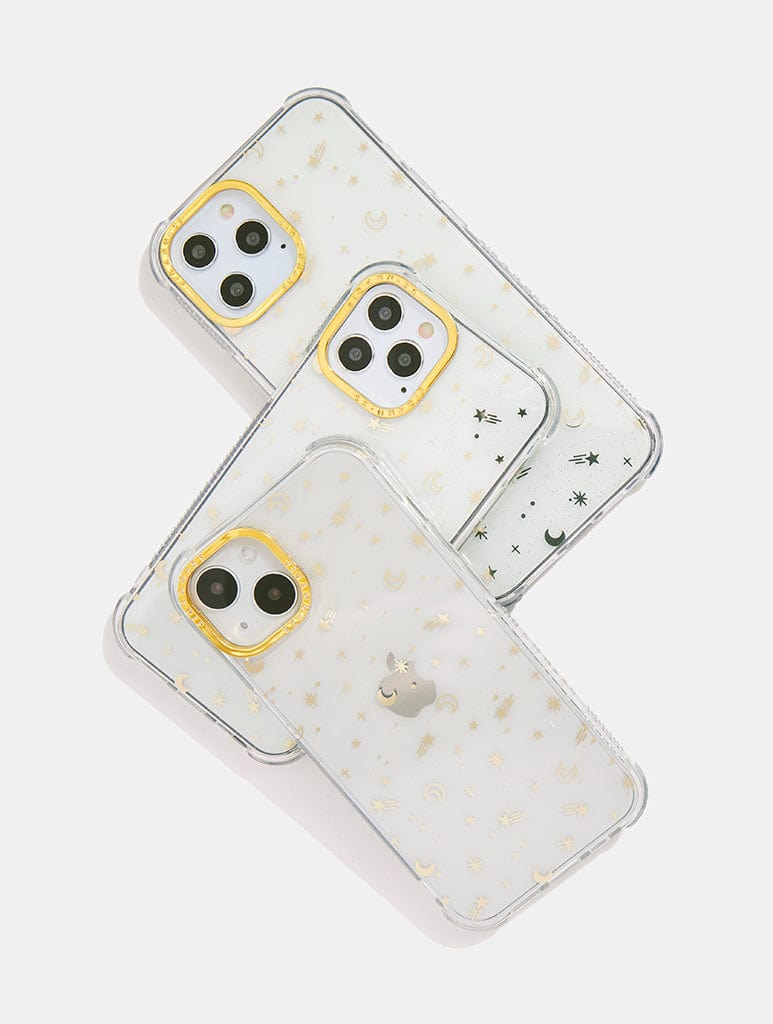 Gold Ditsy Moon Shock iPhone Case Phone Cases Skinnydip