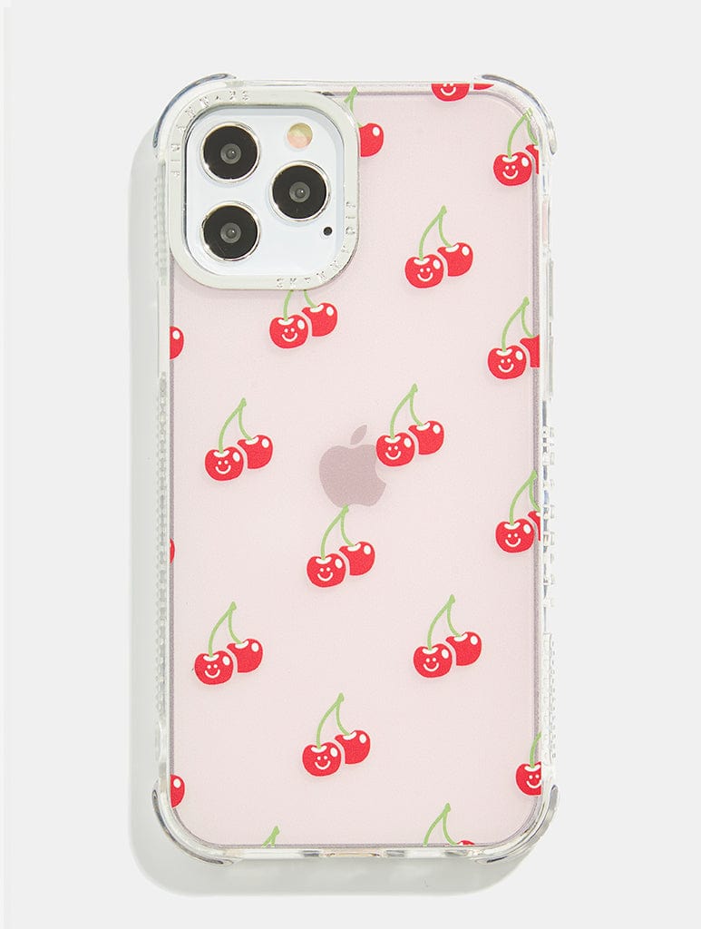 Happy Face Cherry Shock iPhone Case Phone Cases Skinnydip