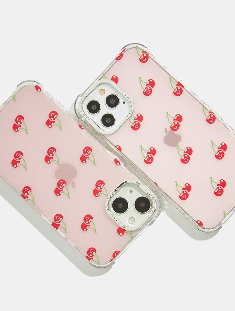 Happy Face Cherry Shock iPhone Case Phone Cases Skinnydip
