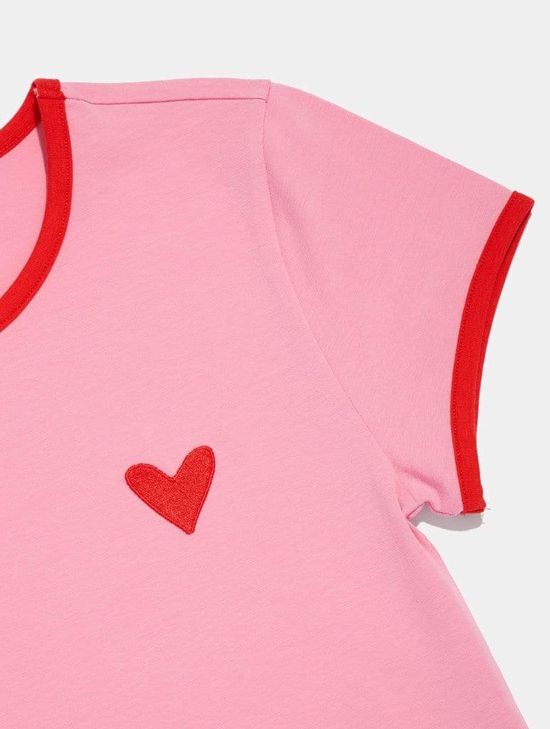 Heart Cropped T-Shirt Tops & T-Shirts Skinnydip