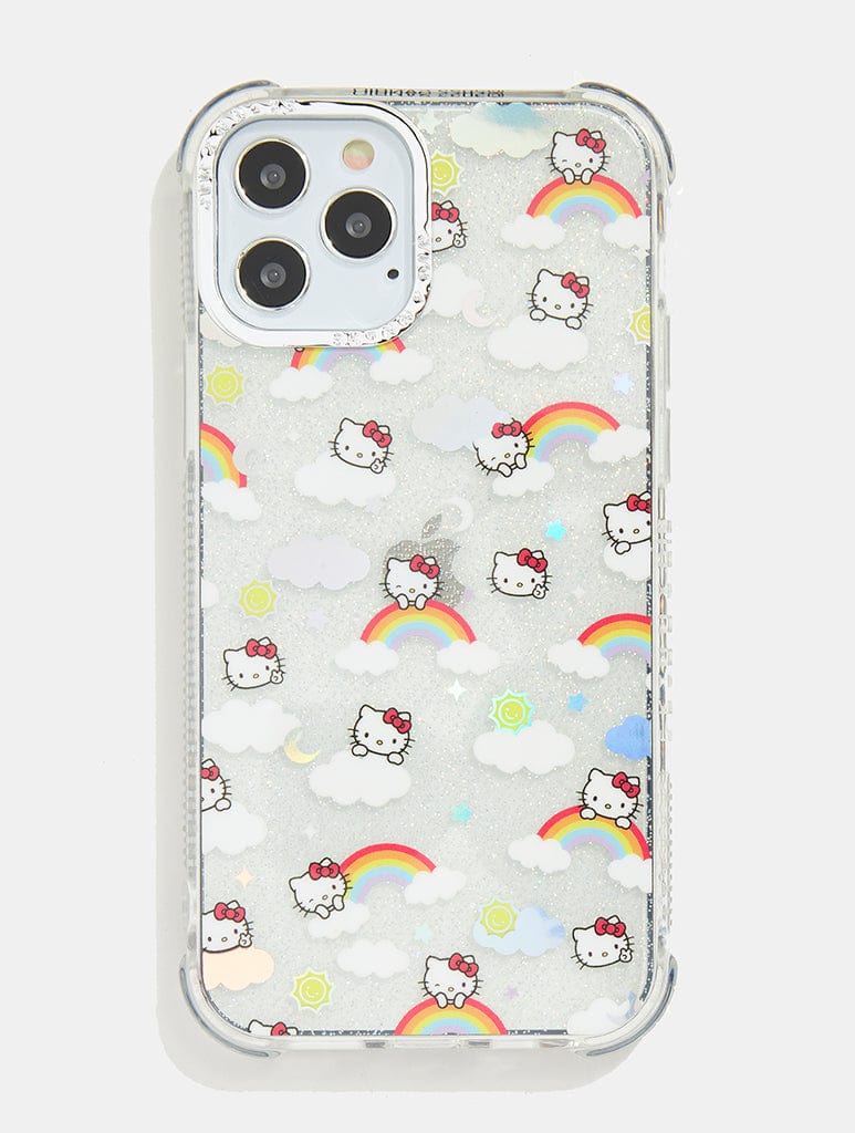Hello Kitty x Skinnydip Ditsy Rainbow Shock iPhone Case Phone Cases Skinnydip