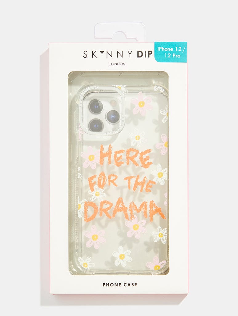 Here For The Drama Shock iPhone Case Phone Cases Skinnydip
